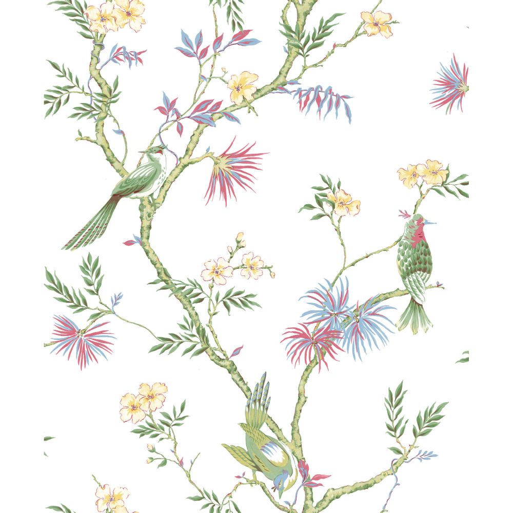Galerie G78490 Classic Bird Trail Wallpaper in Fresh Colours