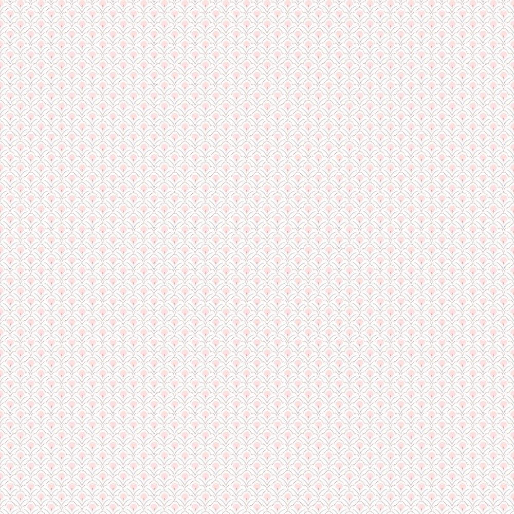 Galerie G78515 Secret Scallop Wallpaper in Pink, Grey