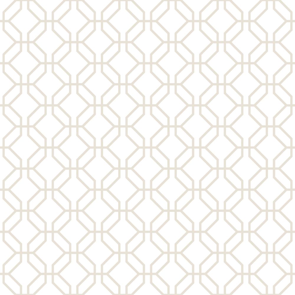 Galerie G78529 Trellis Positive Wallpaper in Taupe