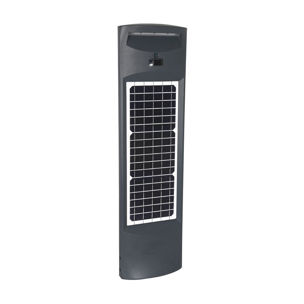 Gama Sonic 9iD50800 Solar Pillar Commercial Bollard in Grey