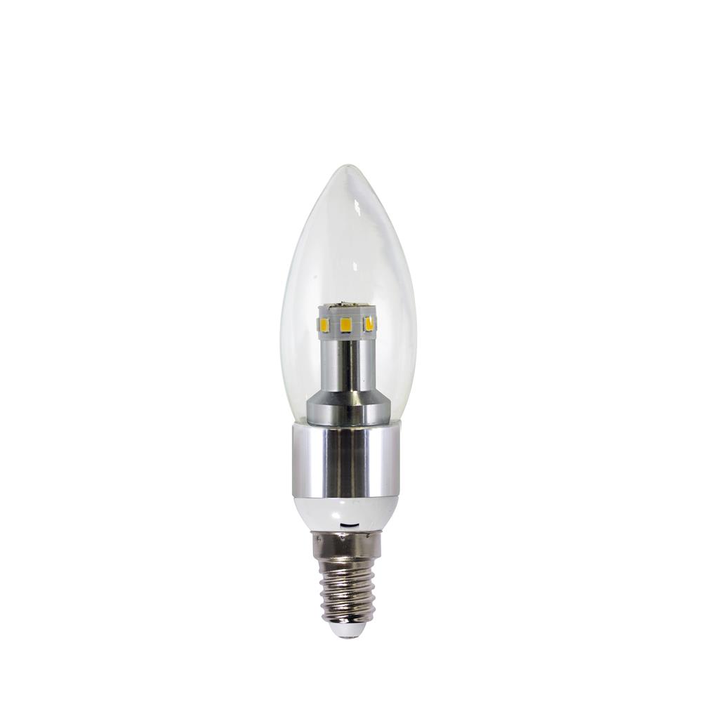 Gama Sonic C37BW10W GS Solar LED Light Bulb C37 Bright White (6000K)