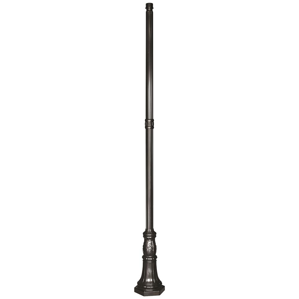 Gama Sonic CP10F0 10-Foot Black Commercial Pole with 3-Inch Fitter