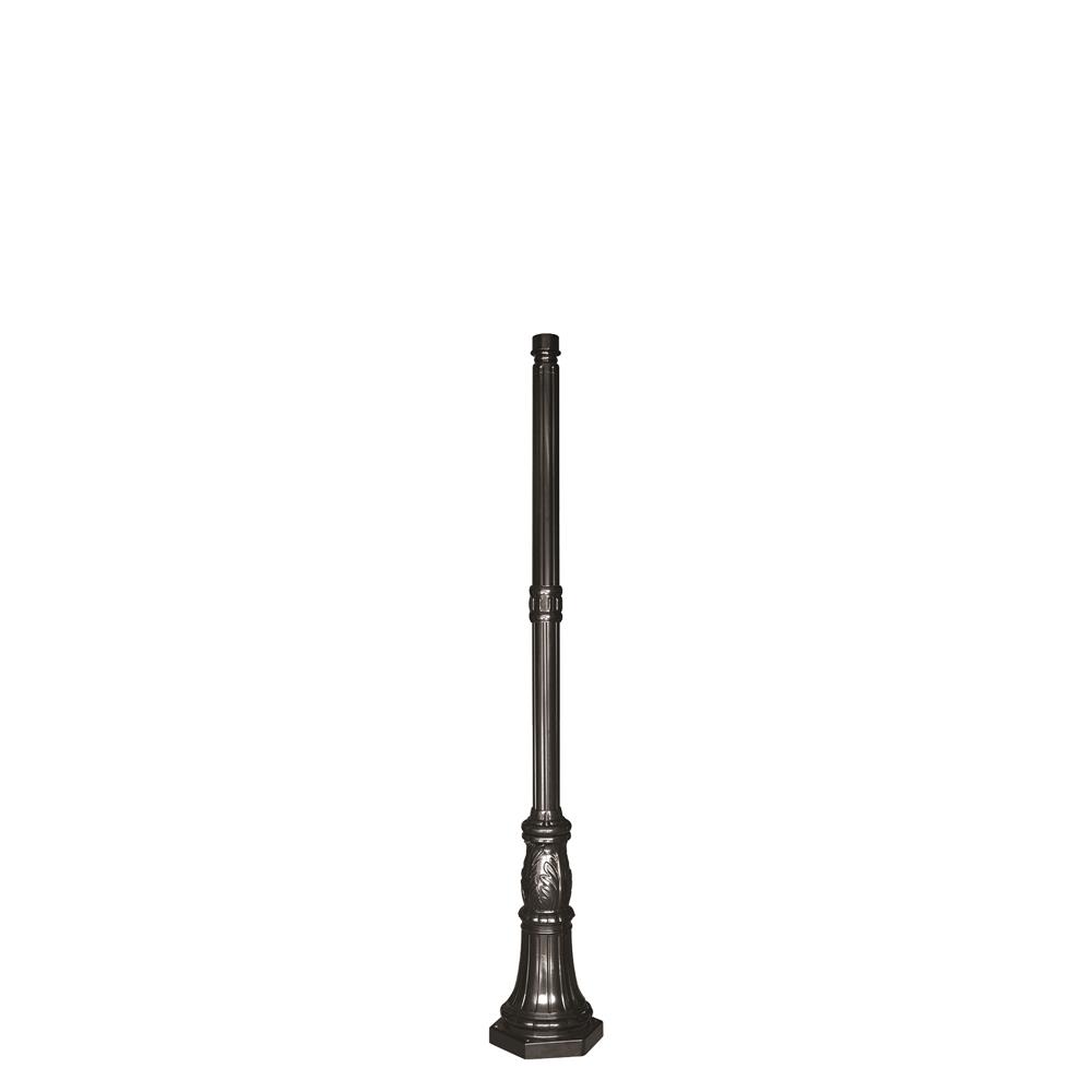 Gama Sonic CP65F0 6.5-Foot Black Commercial Pole with 3-Inch Fitter