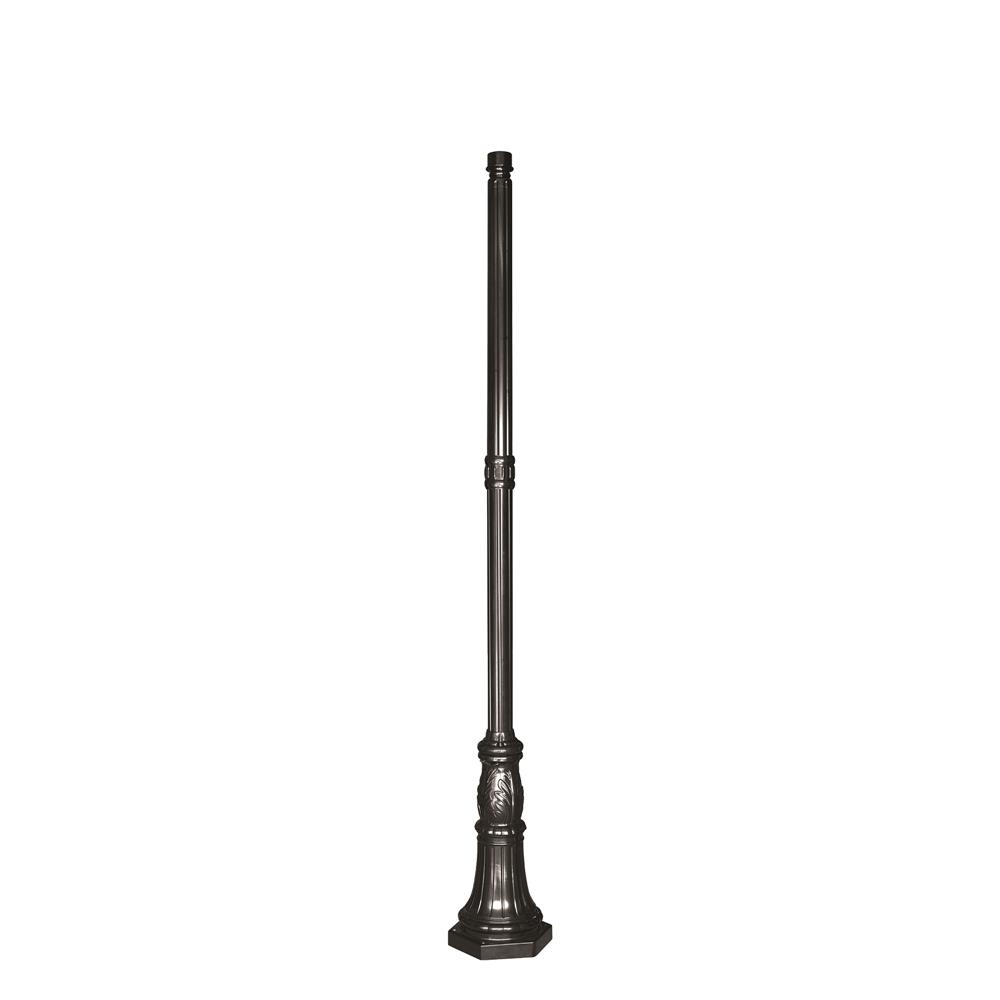 Gama Sonic CP8F0 8-Foot Black Commercial Pole with 3-Inch Fitter