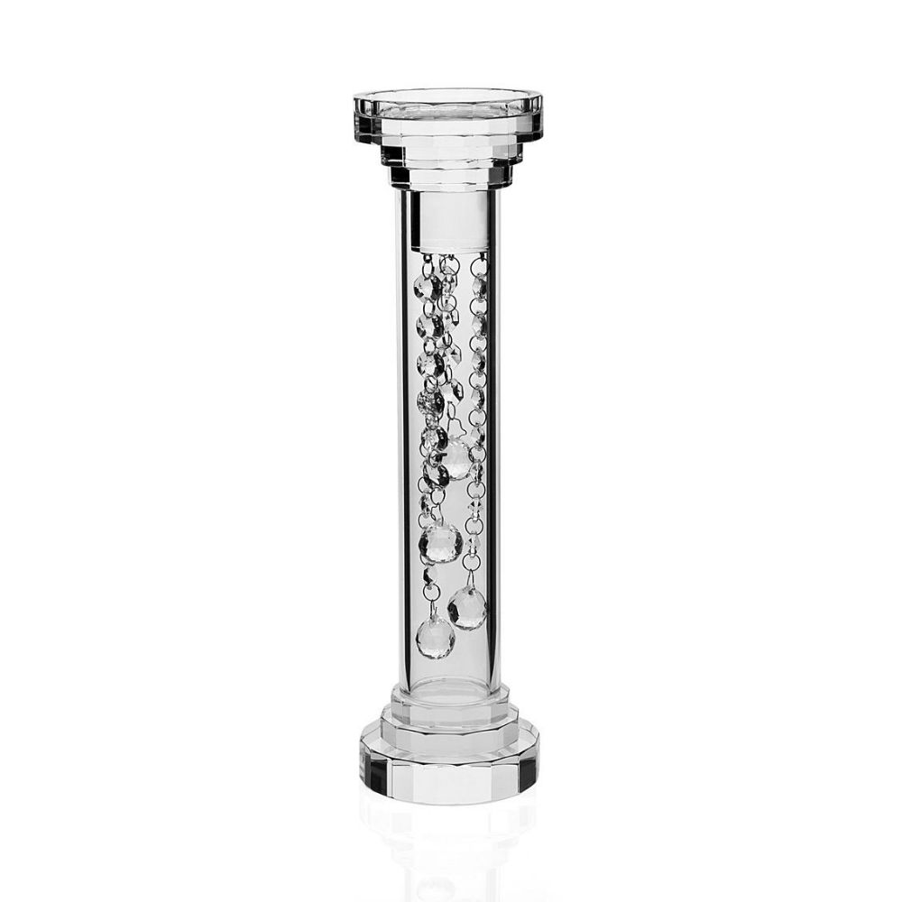 Godinger 13" Hanging Diamonds Candlestick in Clear