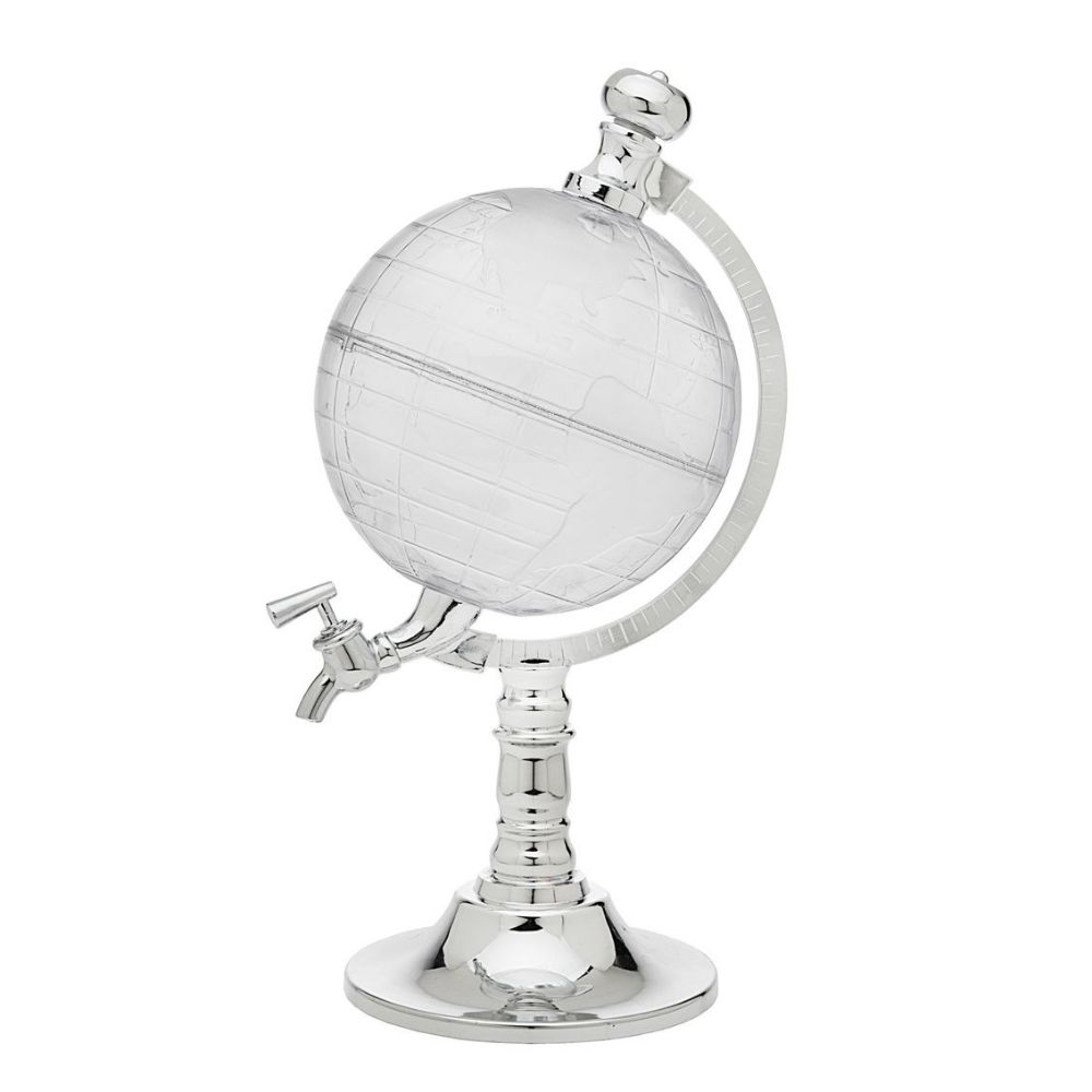 Godinger Globe Dispenser/Funnel in Silver