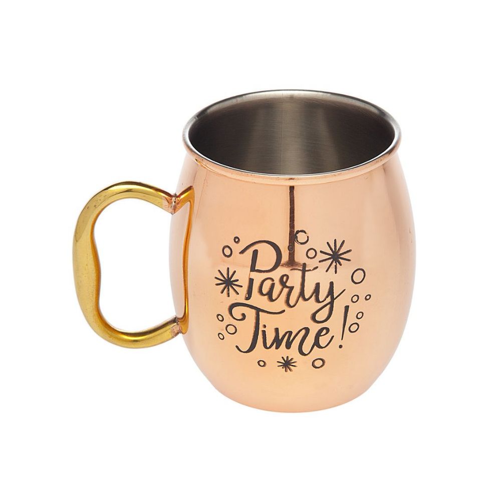 Godinger 20 Ounce Moscow "Party Time" Mule in Pink