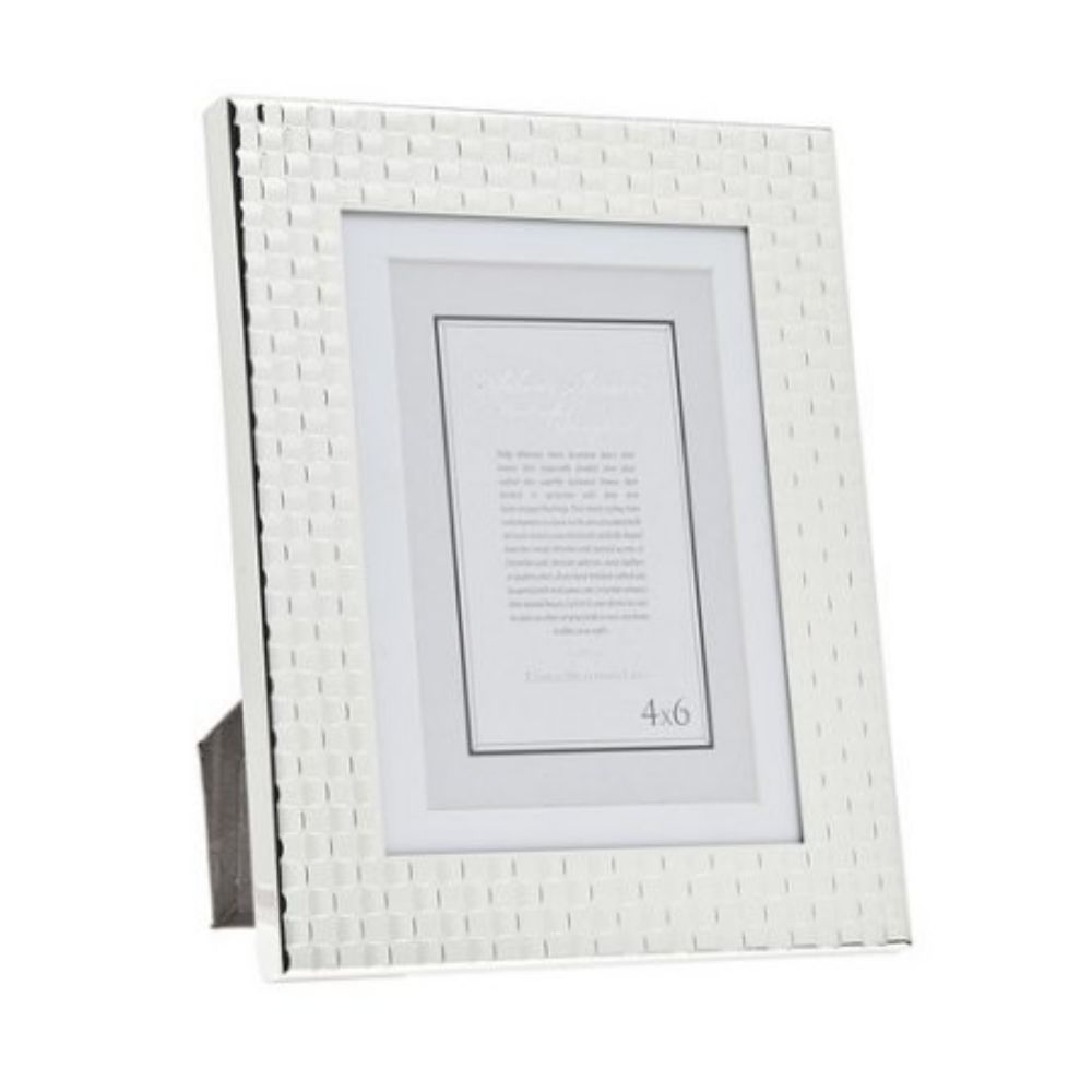 Godinger Philip Whitney 5 x 7 Weave Picture Frame in Silver
