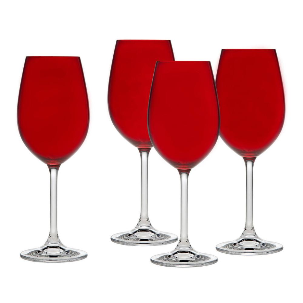Godinger Meridian Red White Wine Glass, Set of 4