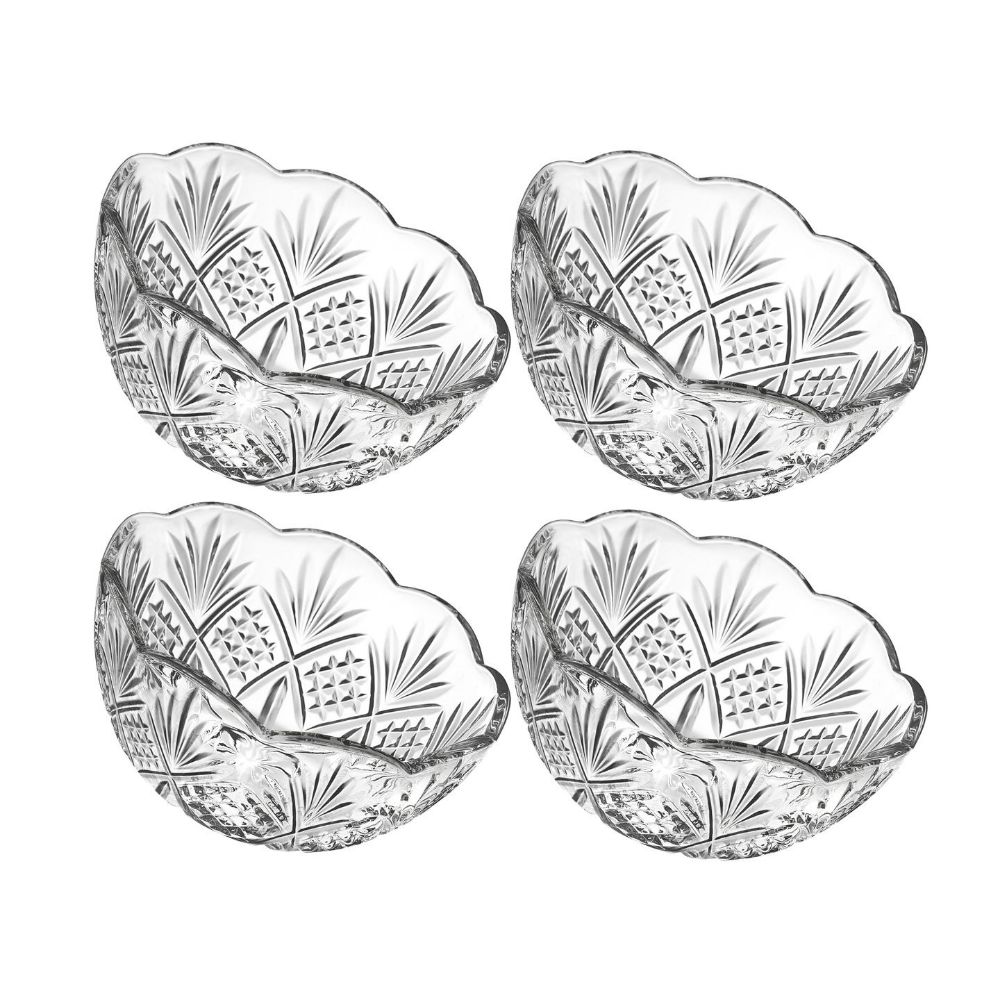 Godinger Dublin Small Set of 4 Candy Bowls in Clear