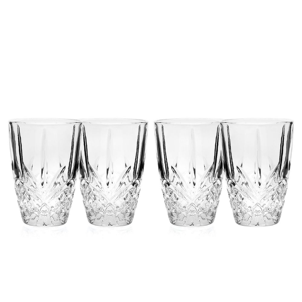 Godinger Dublin Set of 4 5Oz Juice Glasses in Clear