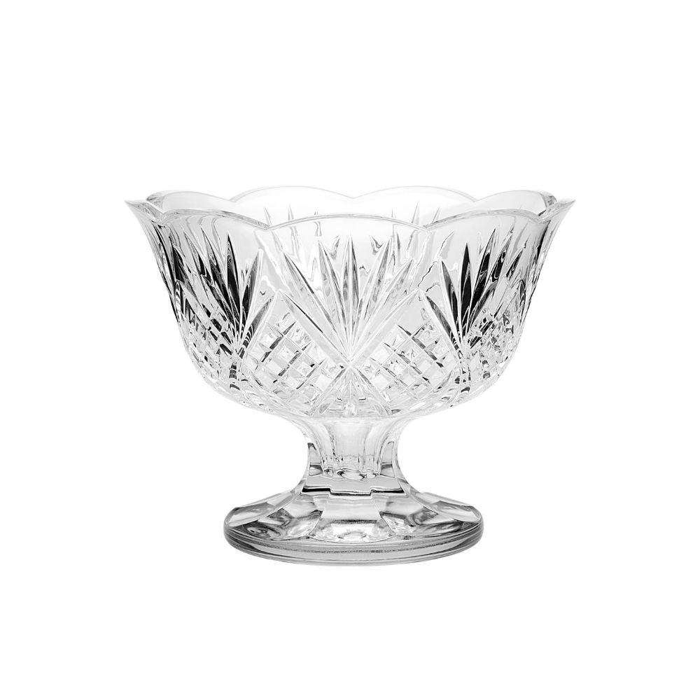 Godinger Dublin Footed Trifle Bowl in Clear