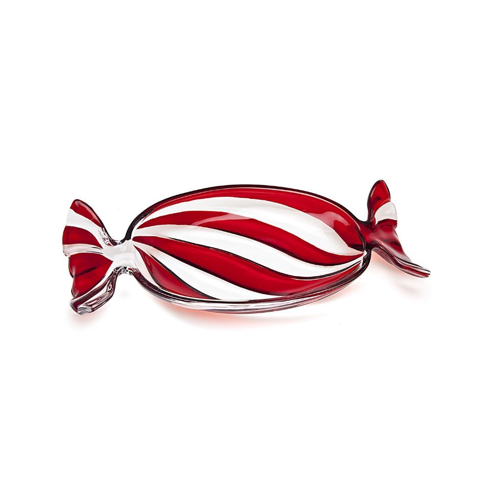 Godinger Peppermint Small Wrapper in Red