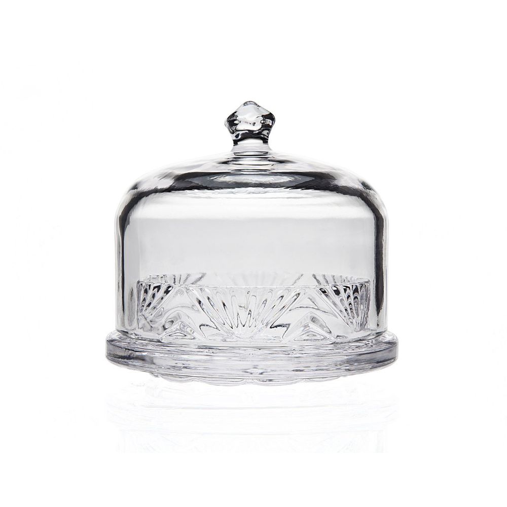 Godinger Chatham Covered Butter Dish in Clear