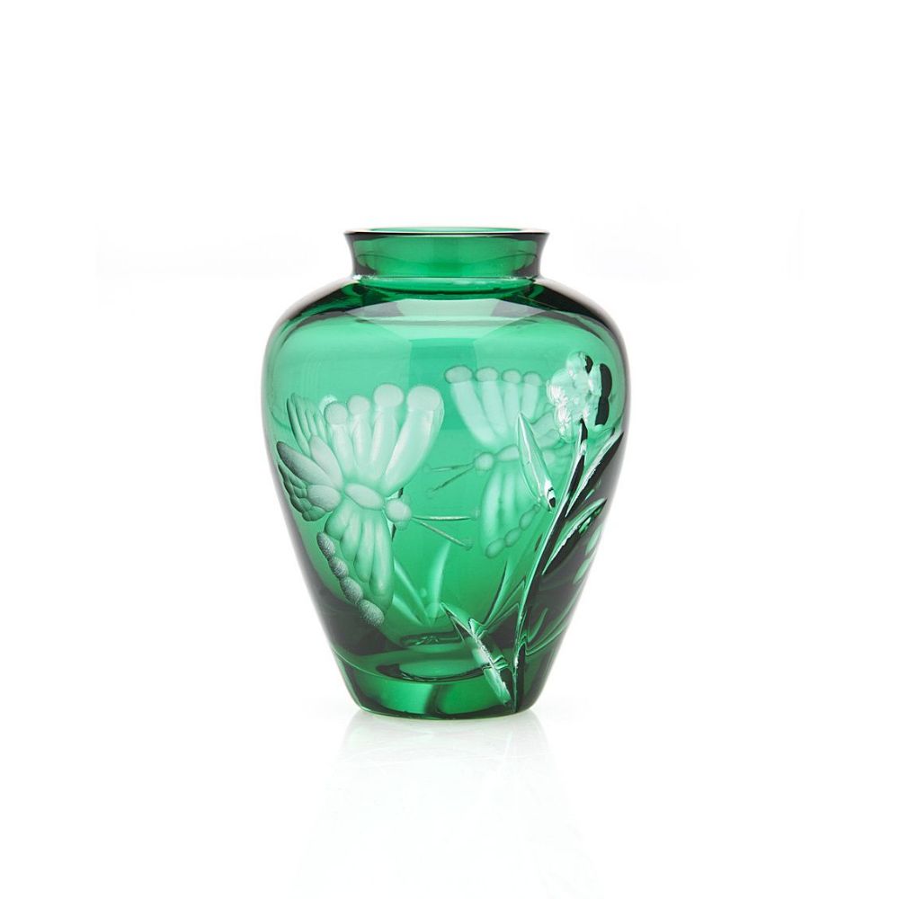 Godinger Butterfly 3" Vase in Green