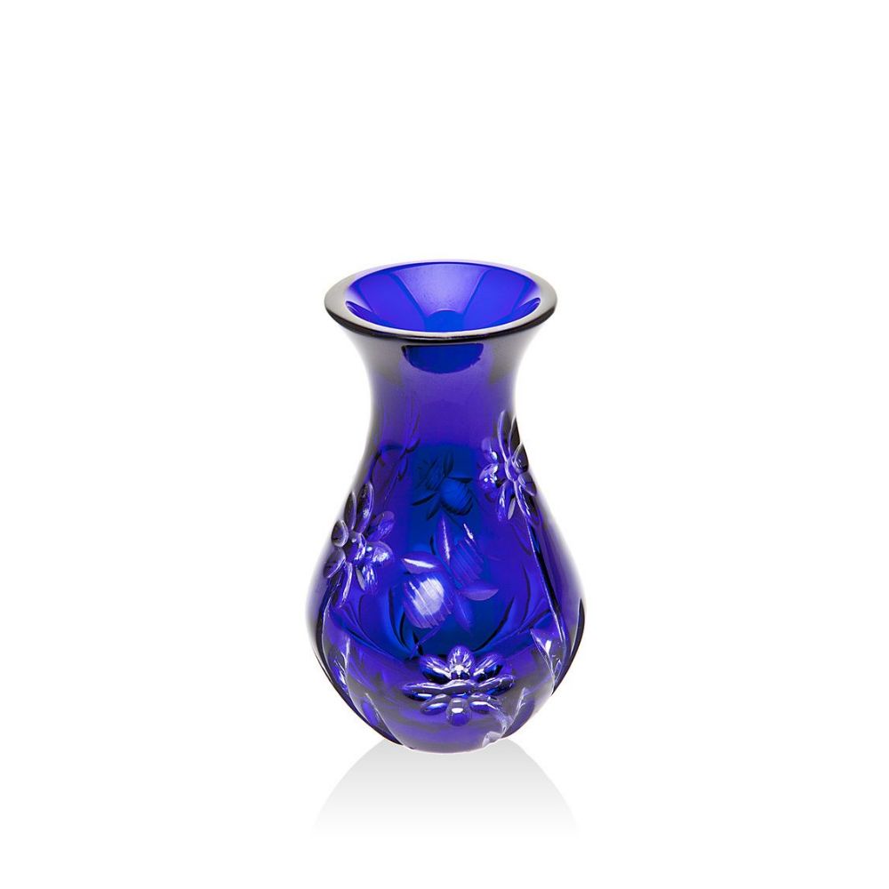 Godinger Bee Bud Vase in Blue