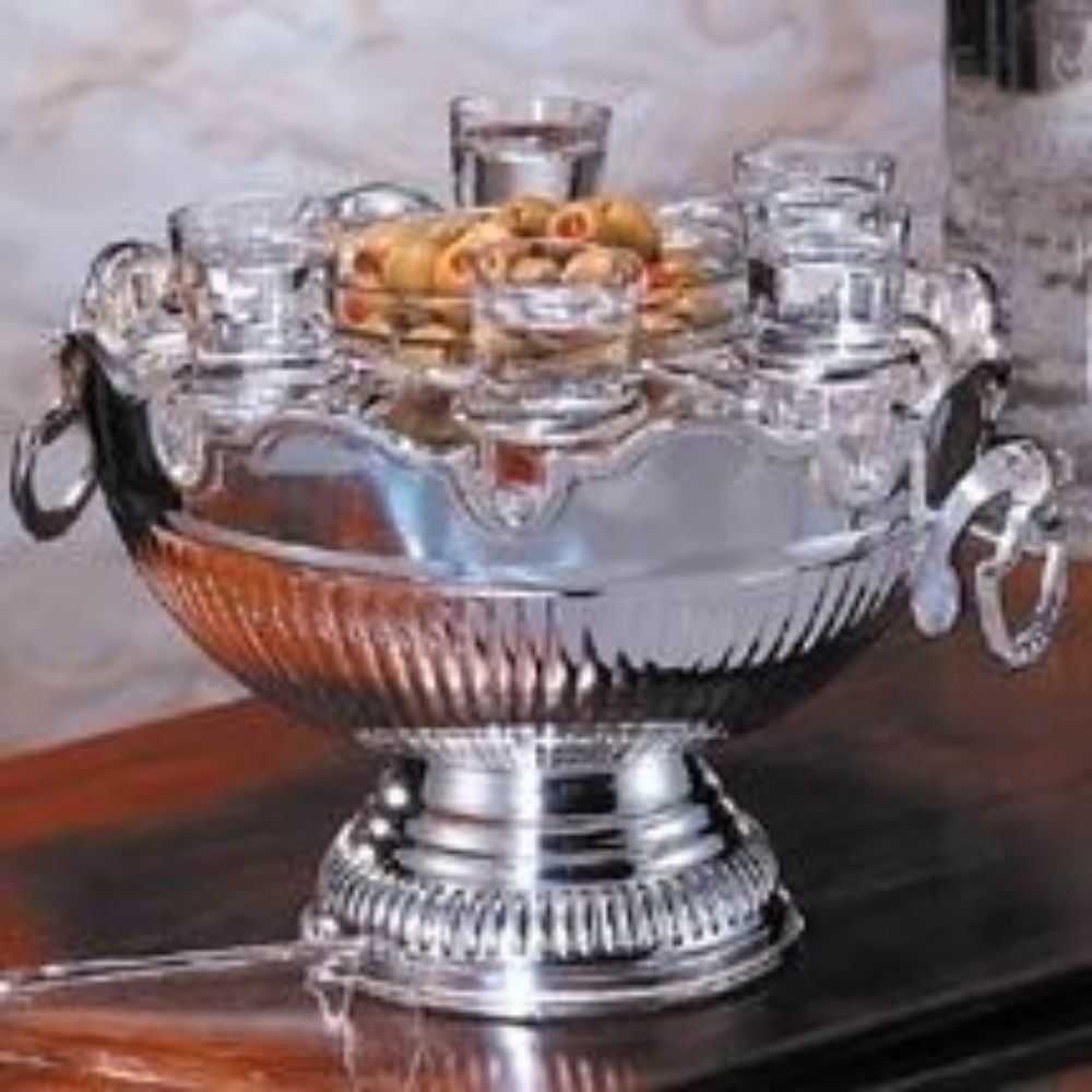 Godinger Crown Bowl/ Ring 6 Vodka Glass in Clear