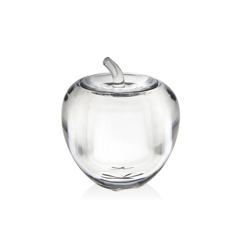 Godinger Small Covered Apple Box in Clear