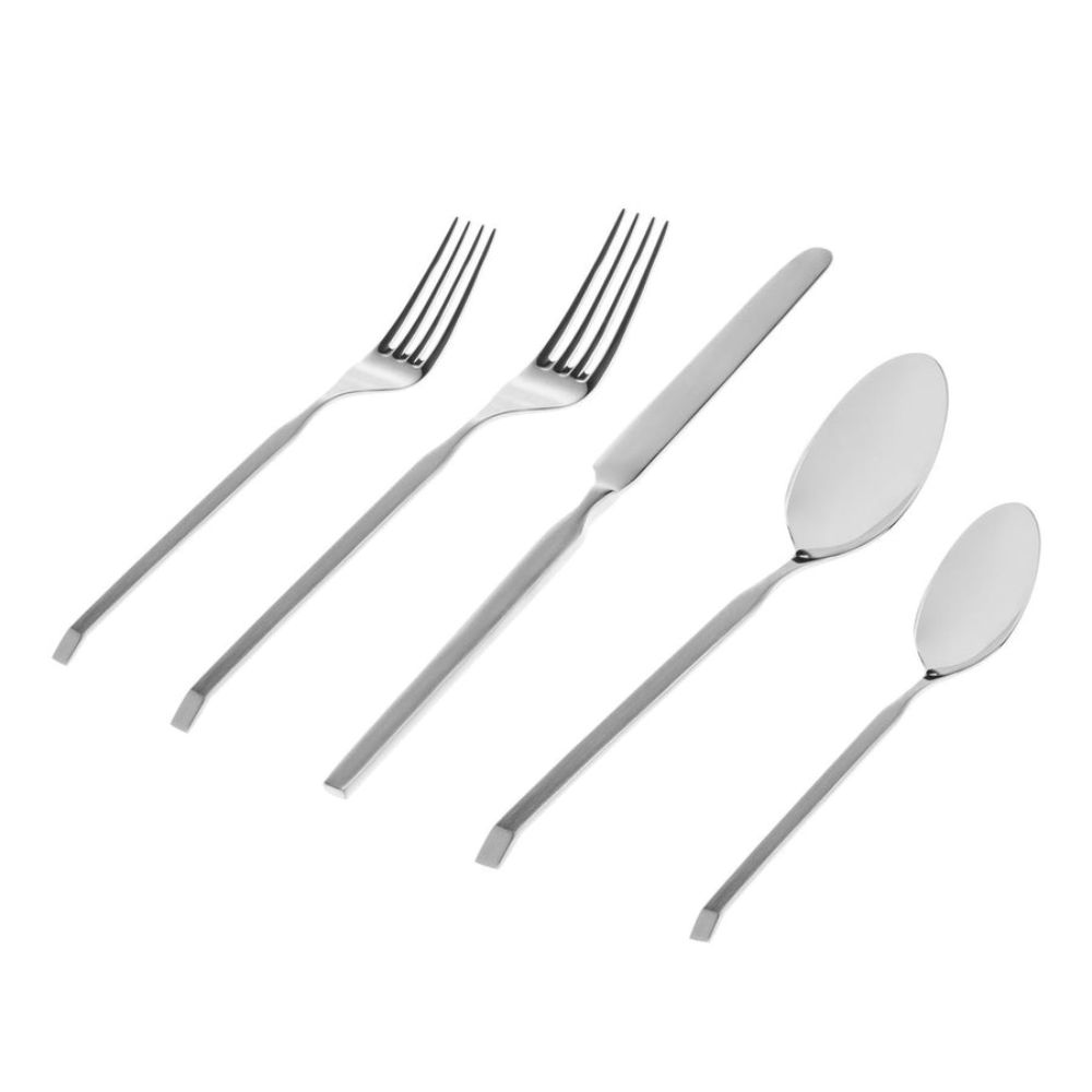 Godinger Ramp Mirrored 18/0 Stainless Steel 20 Piece Flatware Set, Service For 4