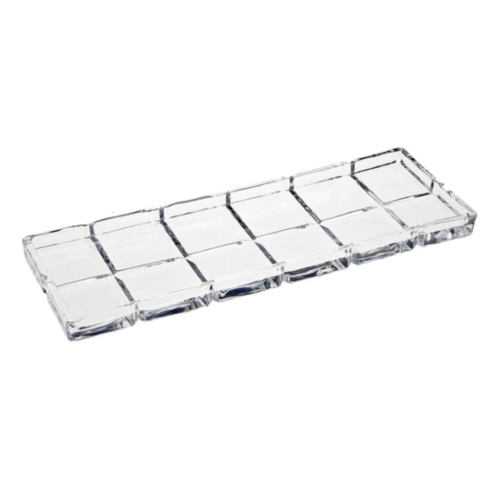 Godinger Radius 12" Serving Tray in Clear