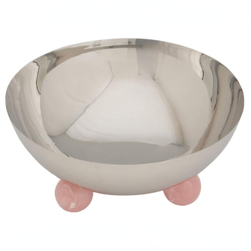 Godinger Hyaline Pink Serving Bowl
