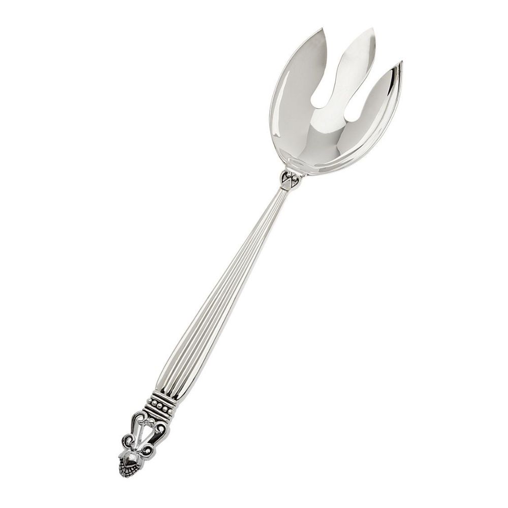 Godinger Acorn Serving Fork in Stainless Steel