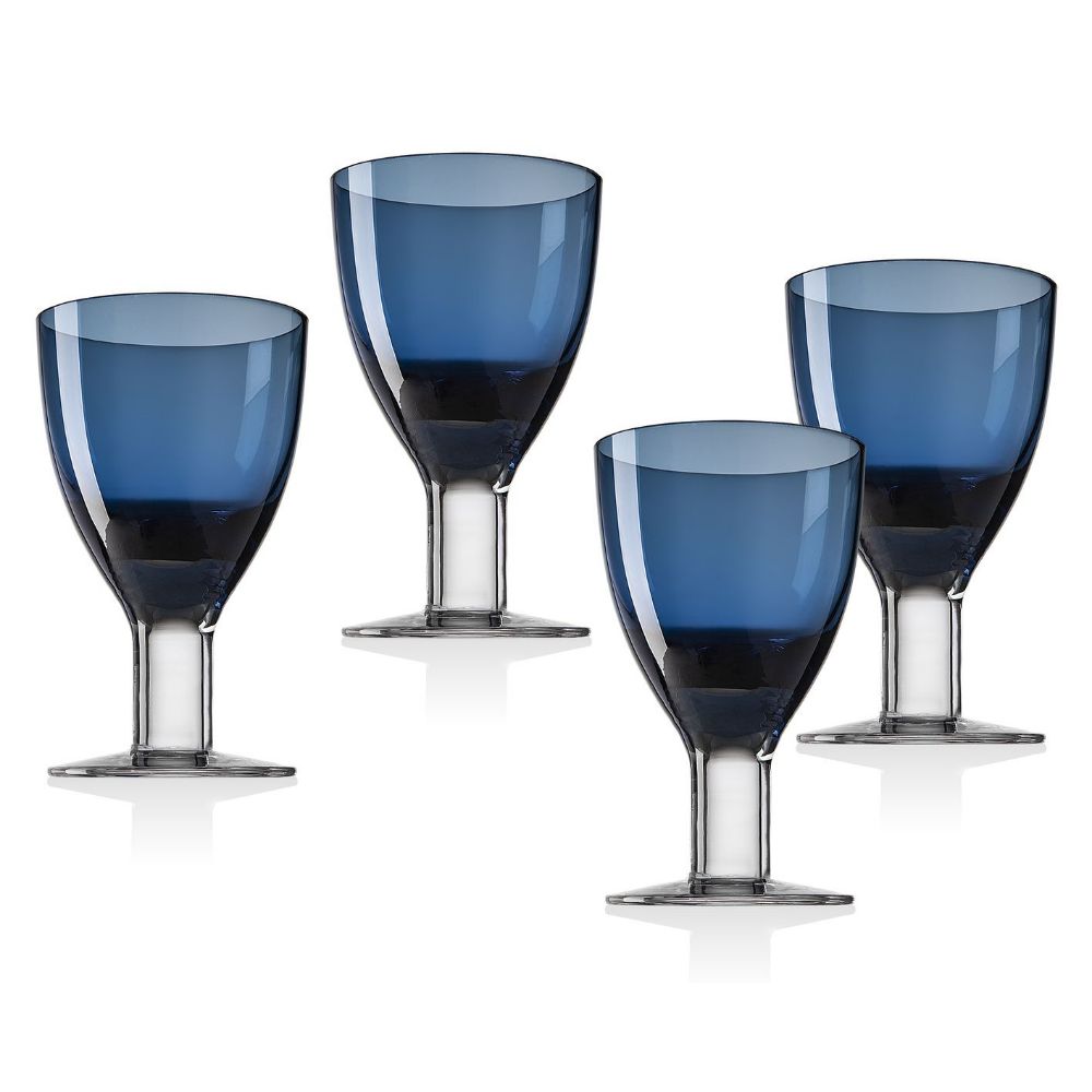 Godinger 13.5 Ounce Set of 4 Galley in Blue