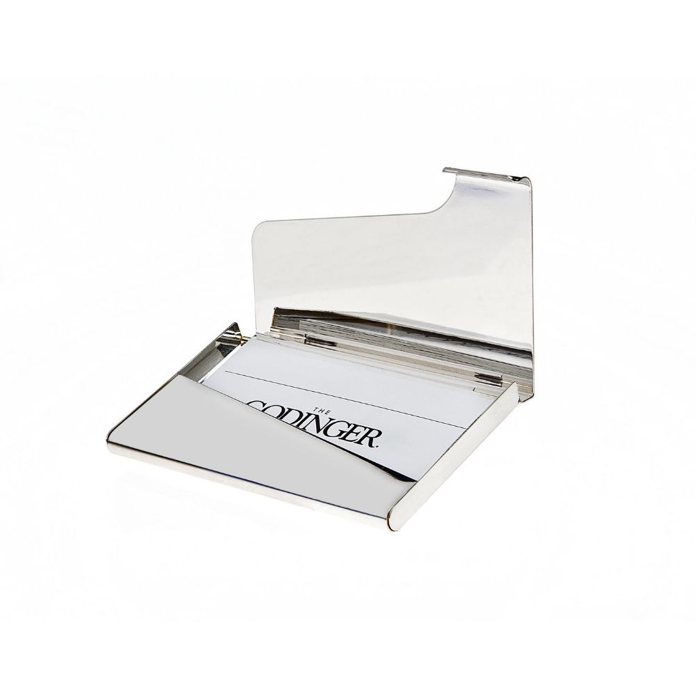 Godinger Business Card Holder Plain in White