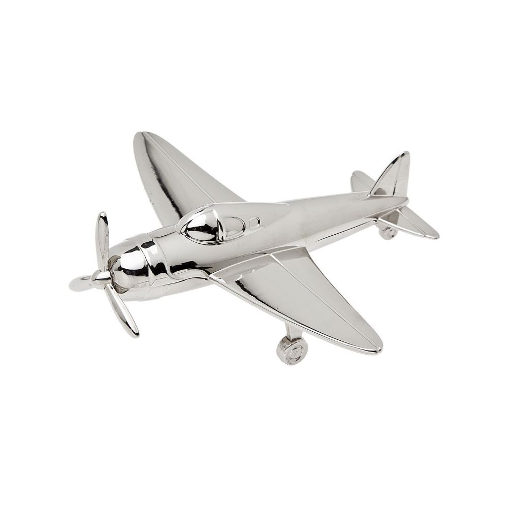 Godinger Airplane Paper Weight in Silver