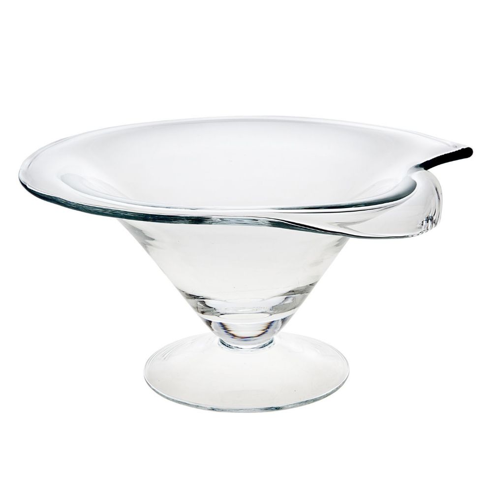 Godinger Carousal 11" Footed Bowl in White