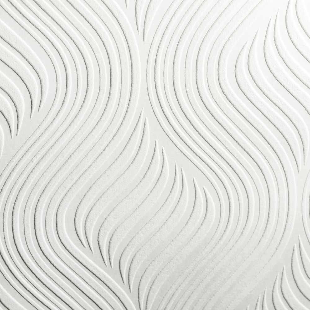 Paintables 10-014 Pure White Paintable Removable Wallpaper