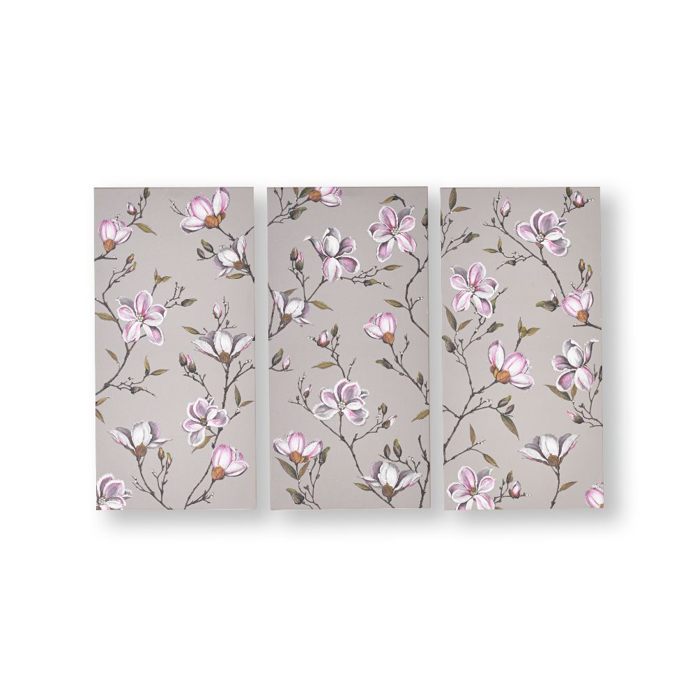 Art For The Home 104010 Magnolia Daydream Canvas Wall Art Set of 3