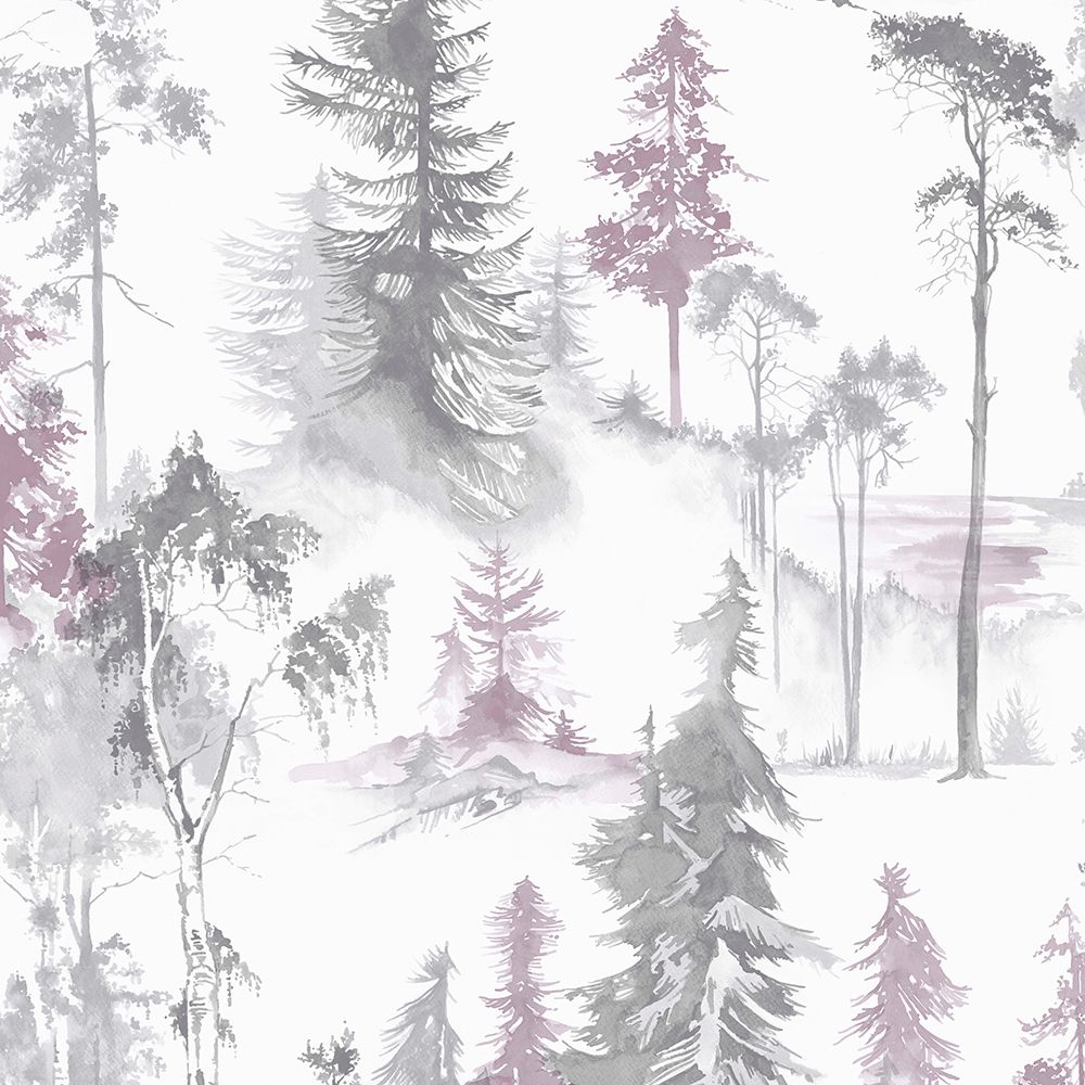 Superfresco Easy 105827 Highland Mystical Forest Lilac Removable Wallpaper