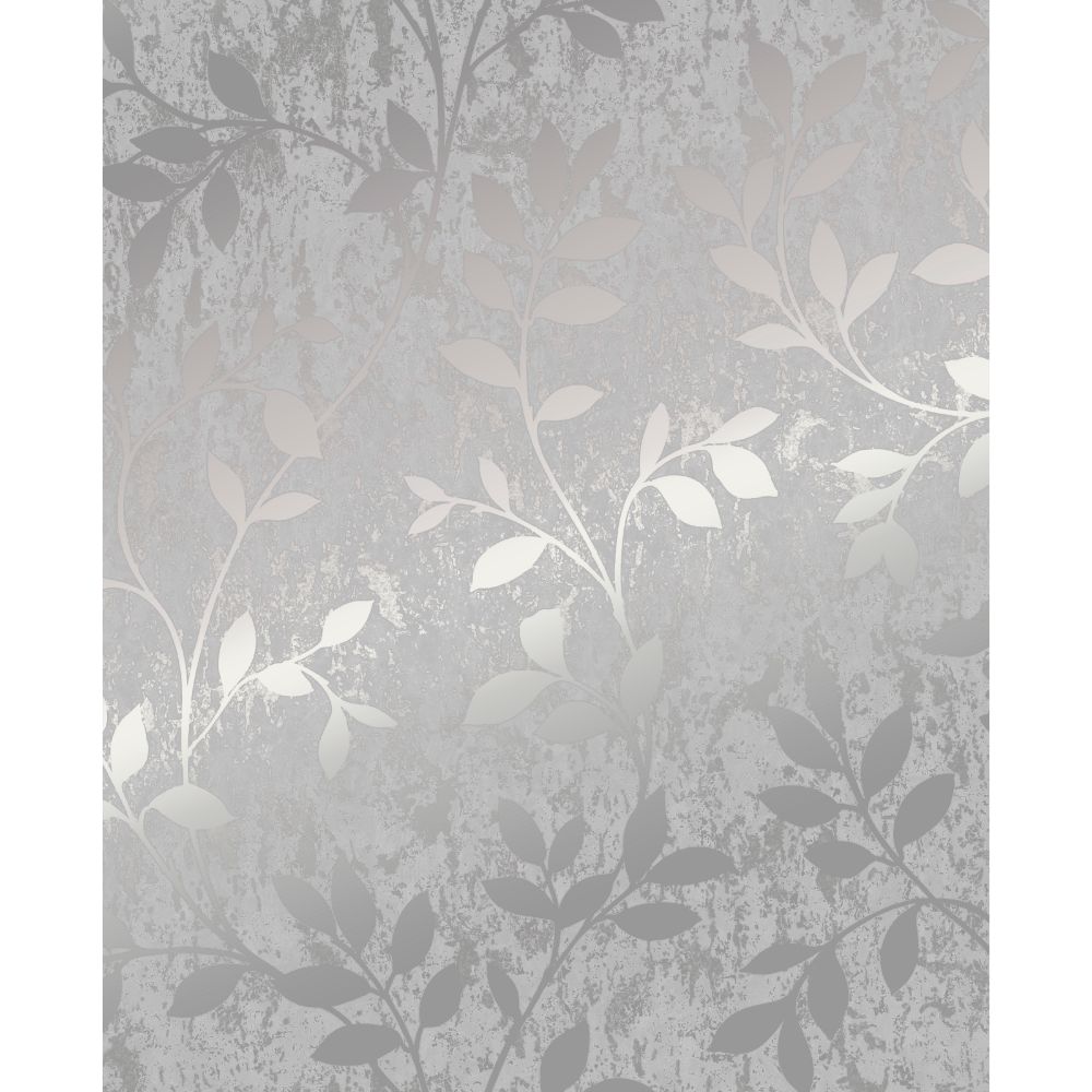 Superfresco 106404 Milan Trail Silver and Grey Removable Wallpaper