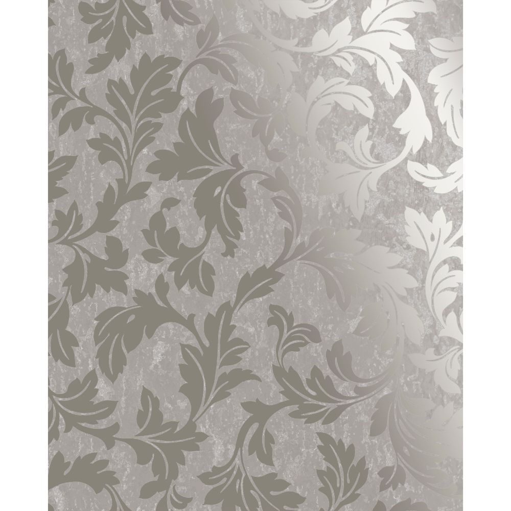 Superfresco 106527 Milan Scroll Taupe and Gold Removable Wallpaper
