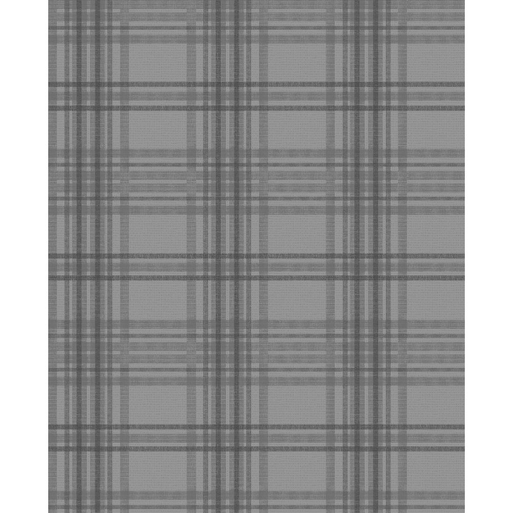 Superfresco Easy 106572 Highland Country Tartan Charcoal Removable Wallpaper