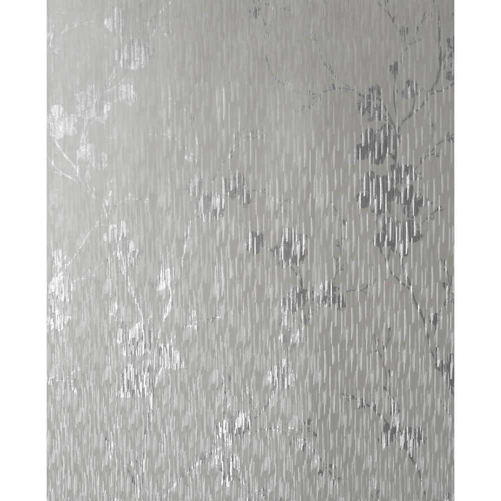 Sublime 106600 Theia Blossom Silver Removable Wallpaper
