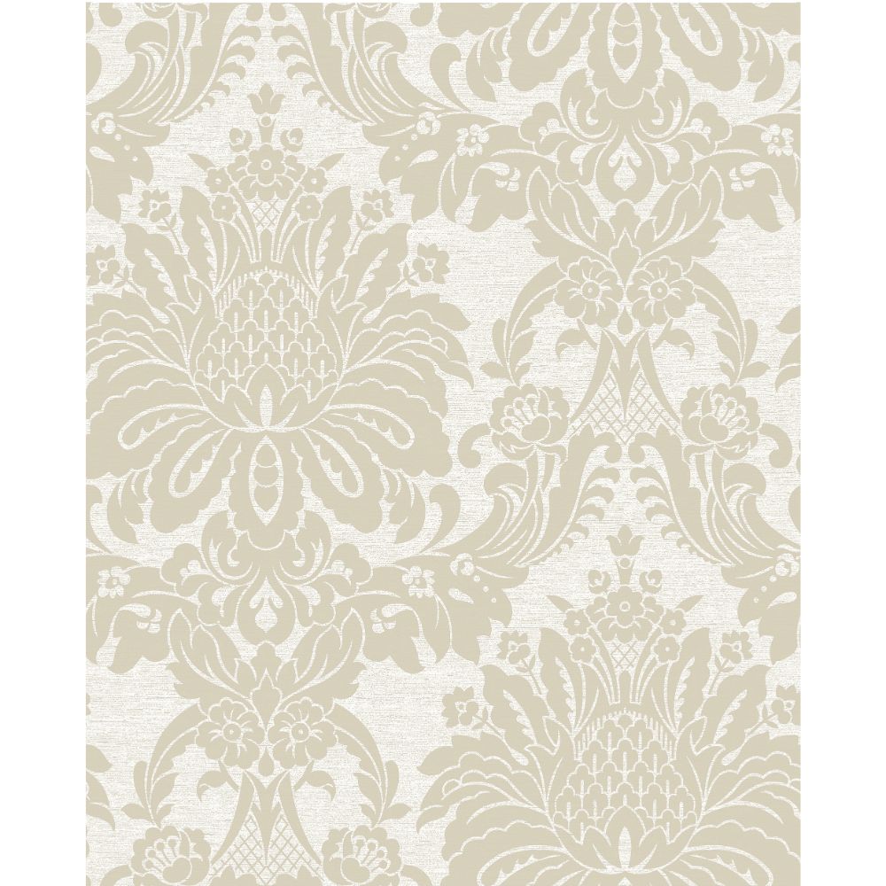 Boutique 106676 Tranquility Vogue Ivory Removable Wallpaper