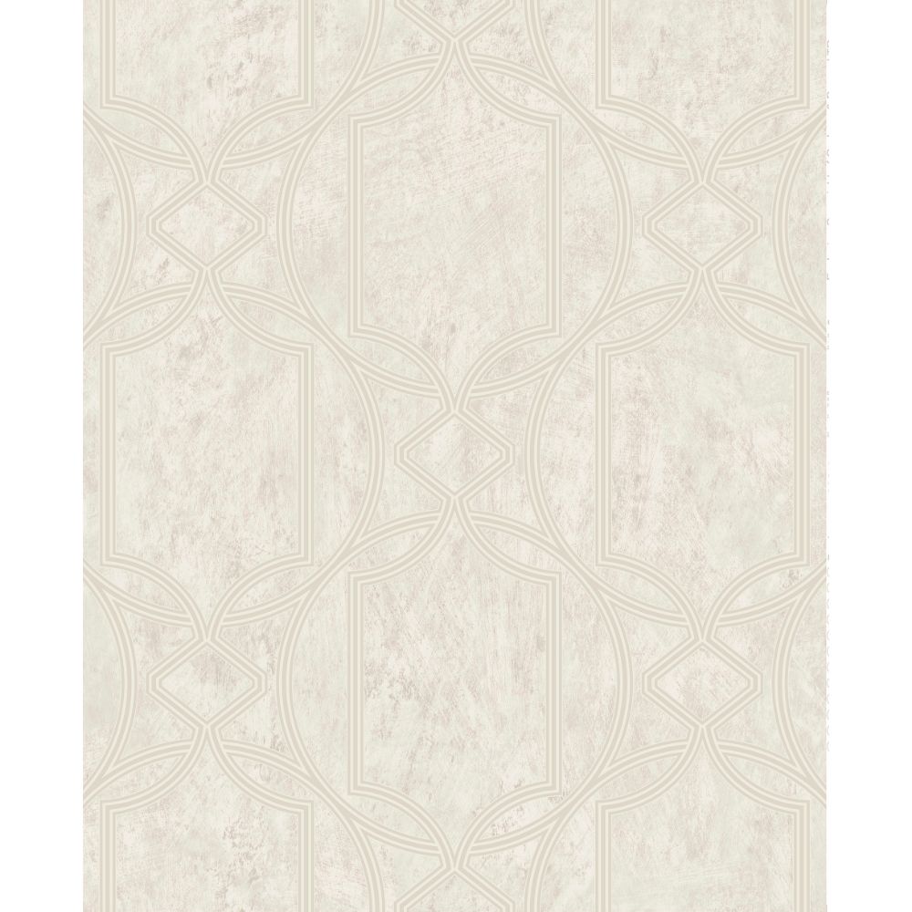 Boutique 106679 Tranquility Deco Geo Beige Removable Wallpaper