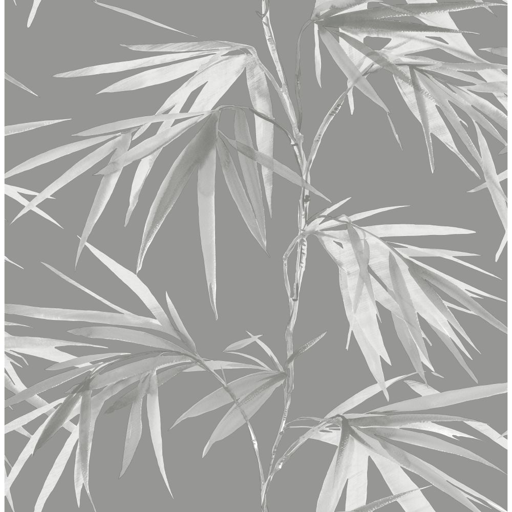 Superfresco Easy 106747 Asia Dark Grey Bamboo Leaf Removable Wallpaper