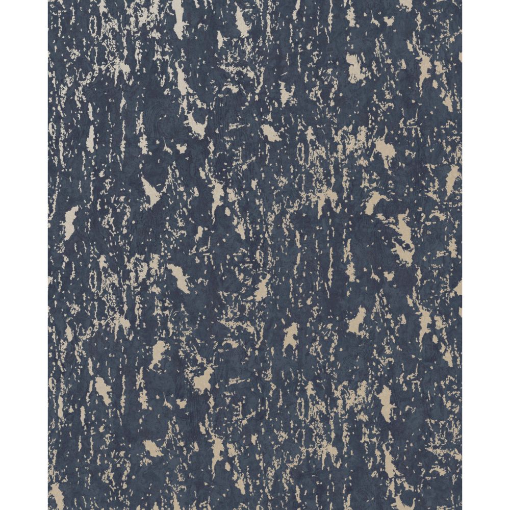 Superfresco 107970 Milan Textured Plain Navy and Pale Gold Removable Wallpaper