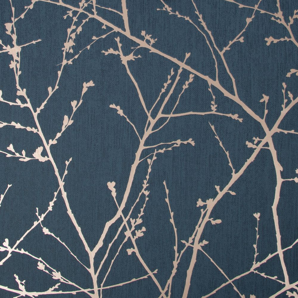 Superfresco Easy 108619 Innocence Navy and Copper Removable Wallpaper