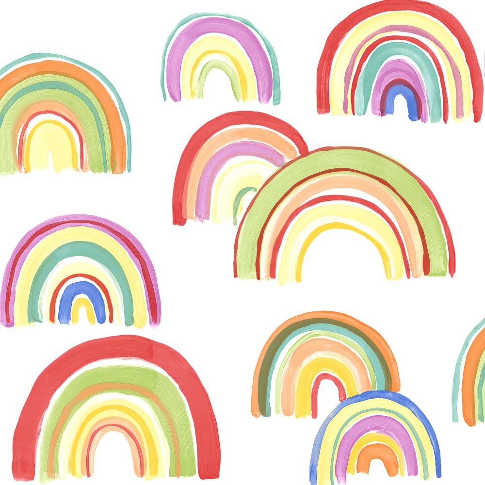 Fresco 112589 Over the Rainbow Multicolor Removable Wallpaper