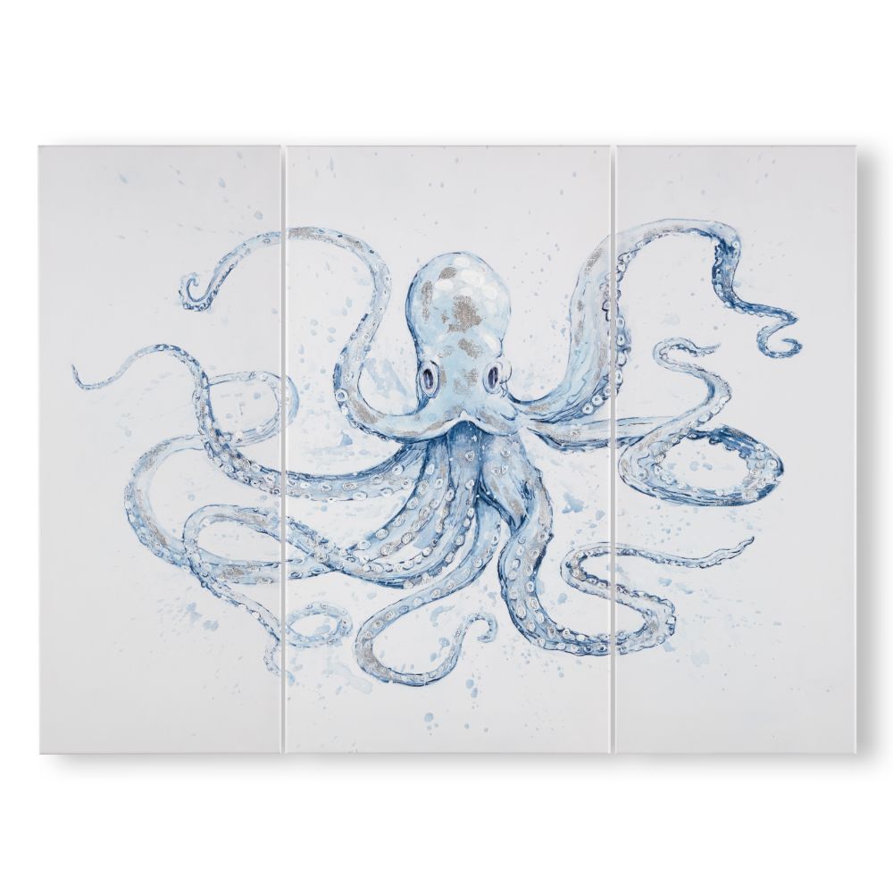 Art For The Home 113203 Under The Sea Canvas Wall Art Set of 3