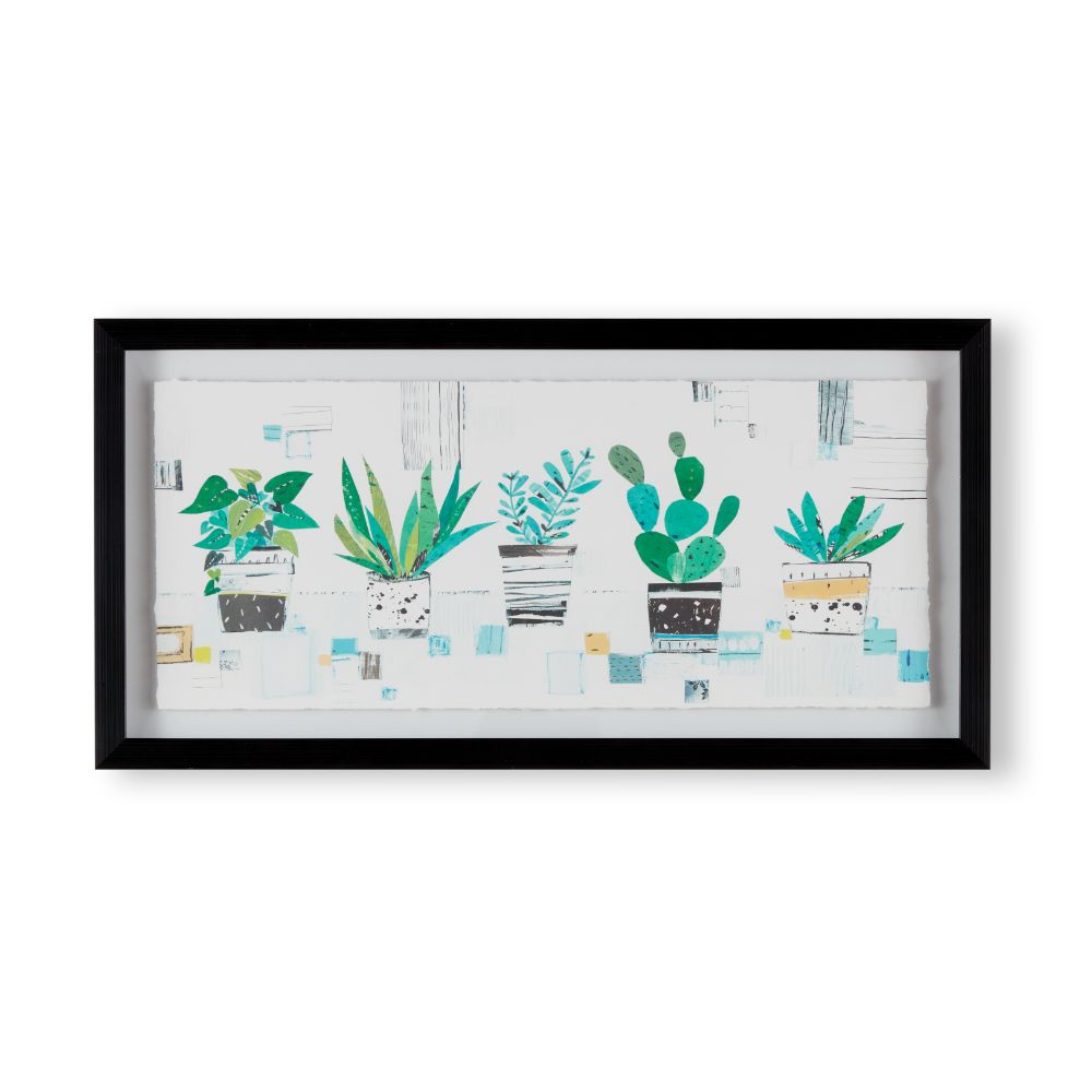 Art For The Home 113231 House Plant Haven Framed Printed Wall Art