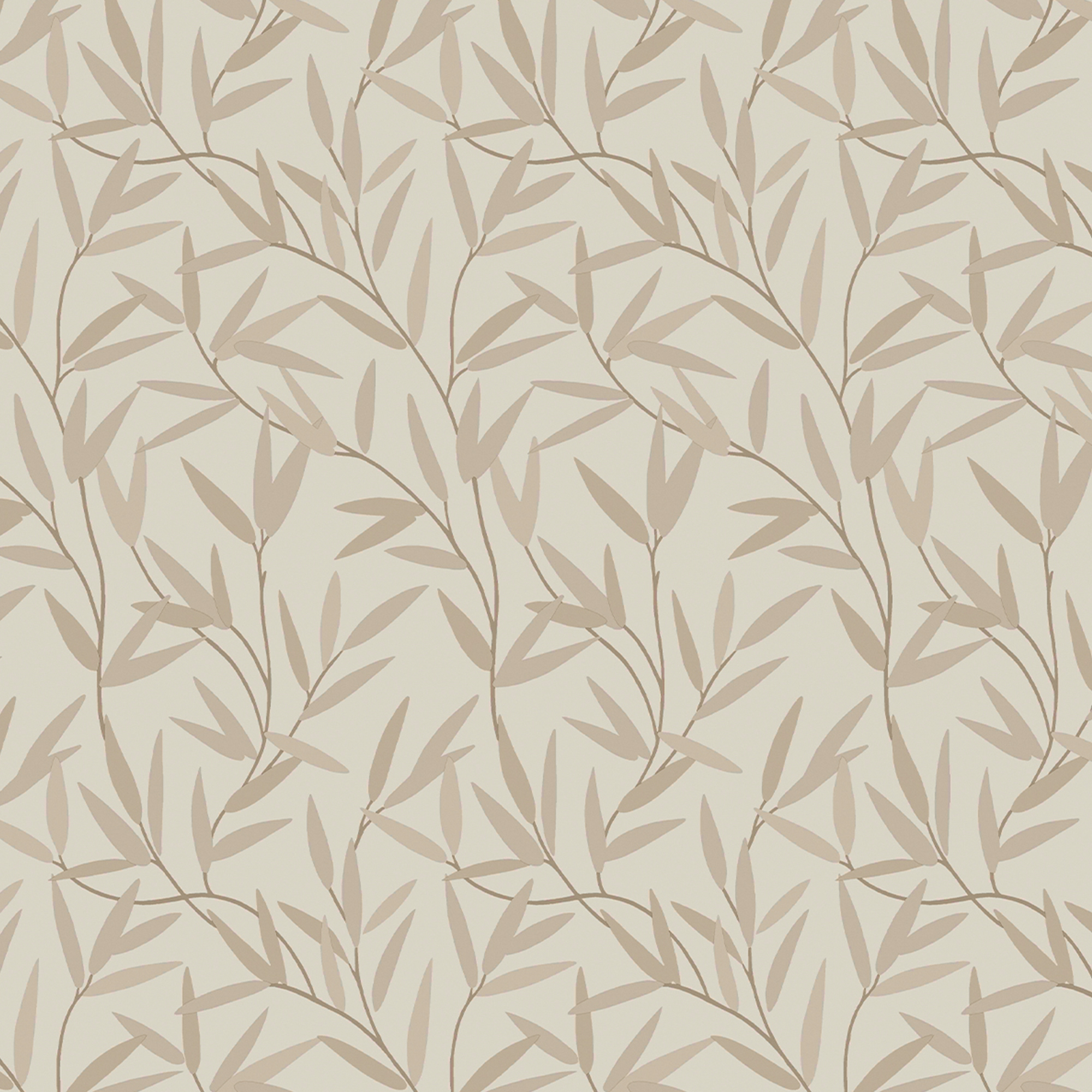 Laura Ashley 113365 Willow Leaf Natural Wallpaper