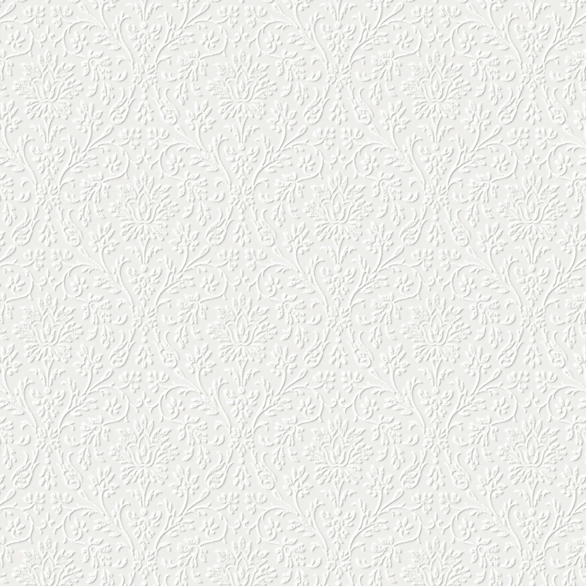 Laura Ashley 113418 Annecy Paintable White Wallpaper