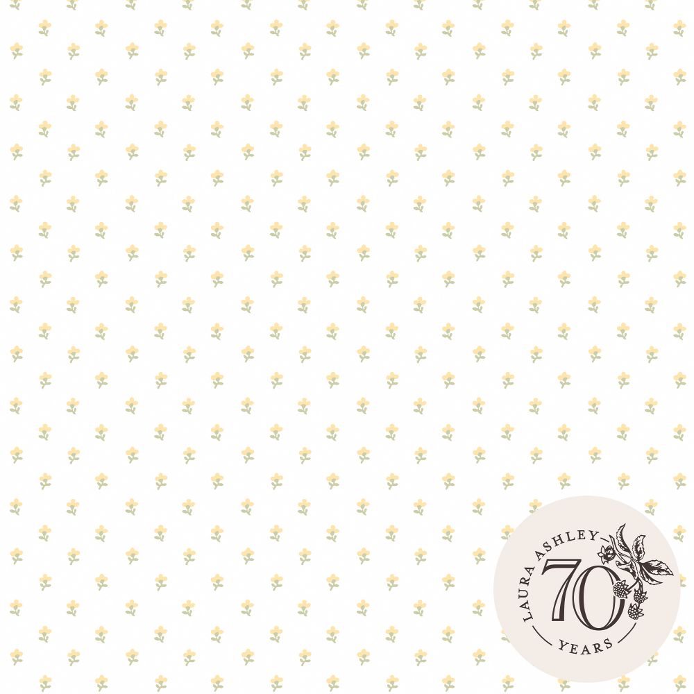 Laura Ashley 119866 Wood Violet Ochre Yellow Removable Wallpaper