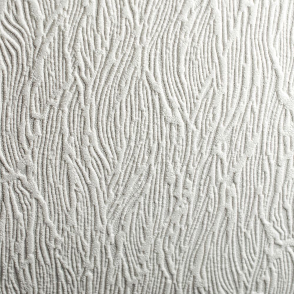 Paintables 12015 Forest Bark White Paintable Removable Wallpaper