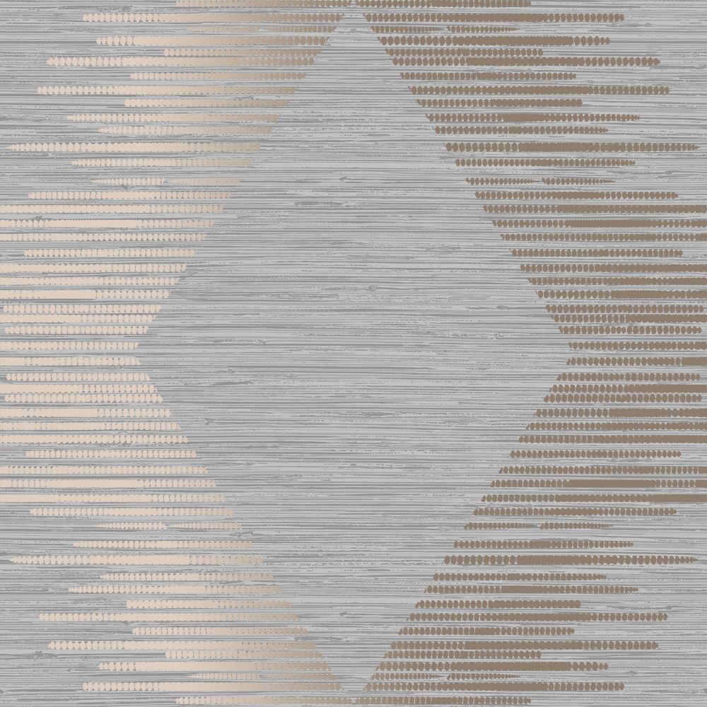 Superfresco Easy 120730 Serenity Geo Grey and Rose Gold Removable Wallpaper
